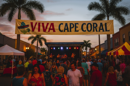 People at the Viva Cape Coral Festival.